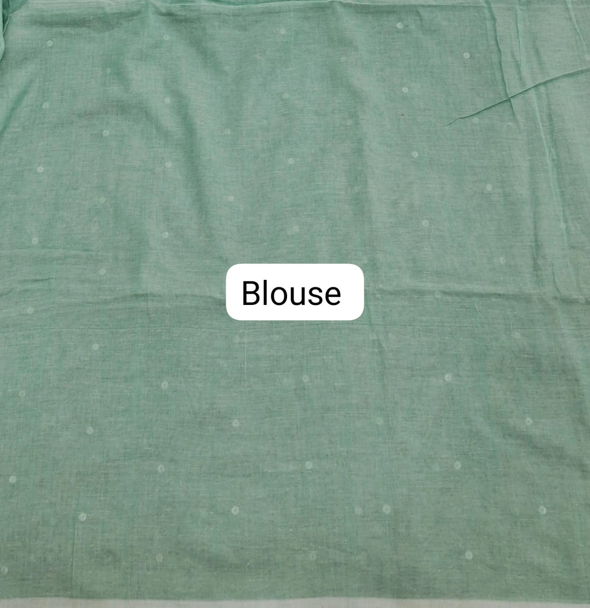 Elegant Light green Khadhi cotton saree 3