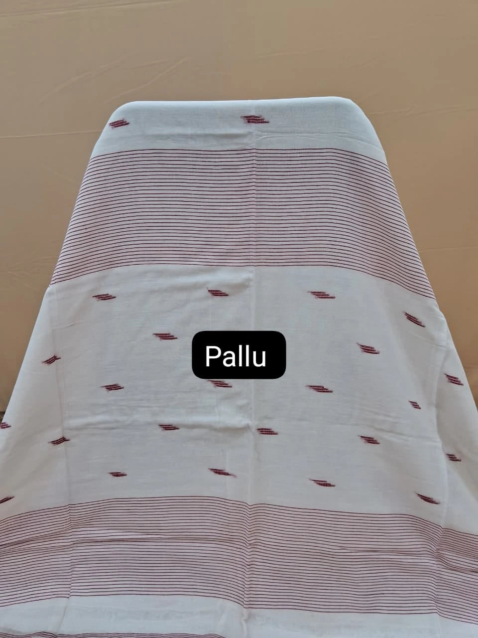 Soft White Khadhi Cotton Ethnic Wear Saree Pallu