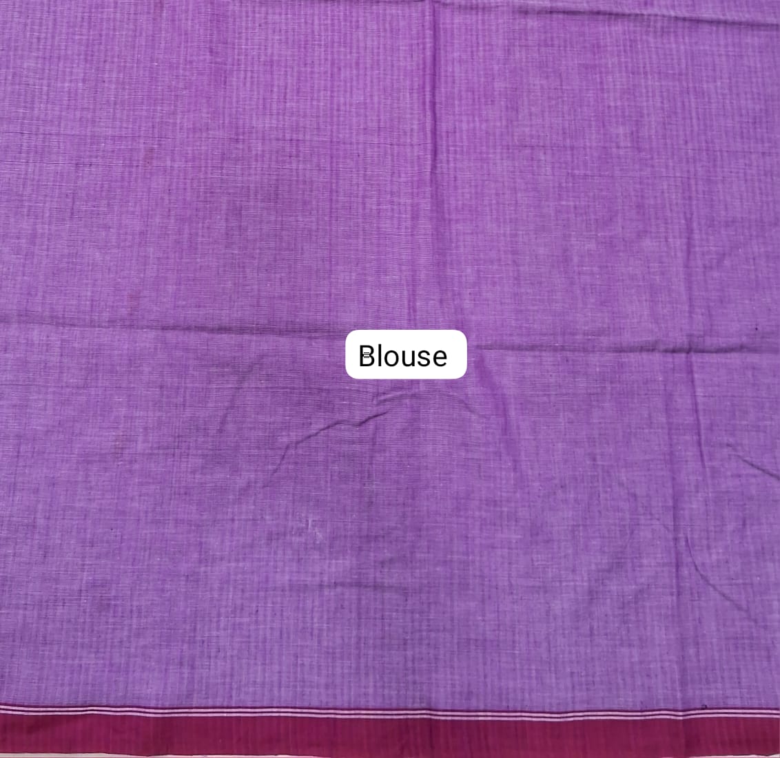 Lavender Khadi Cotton Saree