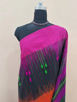 Traditional Paneled Khadhi Cotton Saree 1