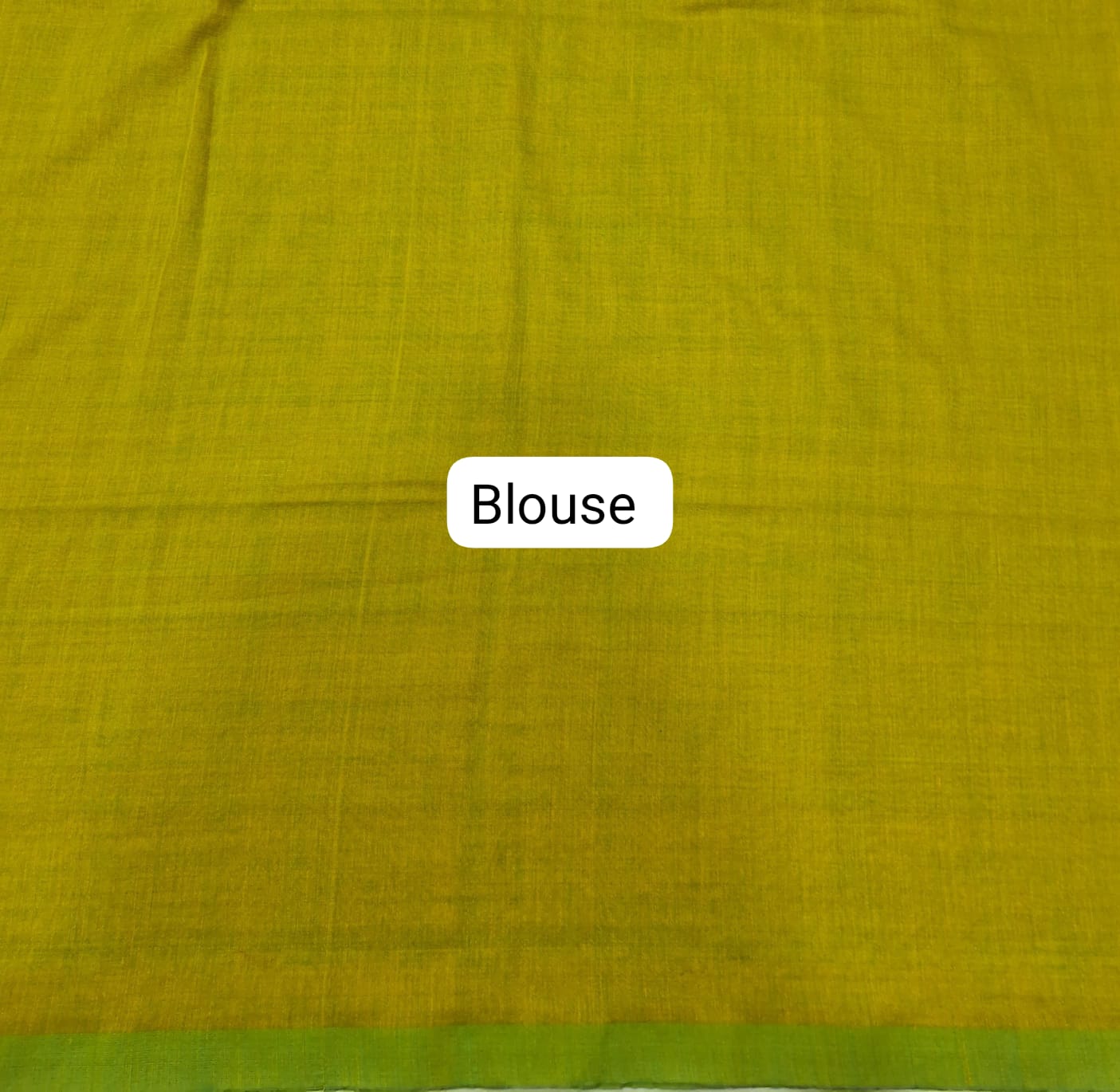 Bright greenKhadi Cotton Saree