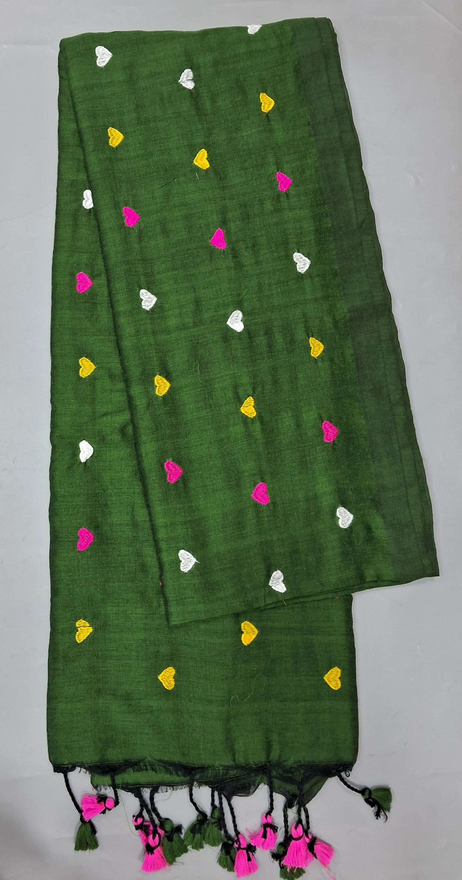 Green Khadhi Cotton Saree