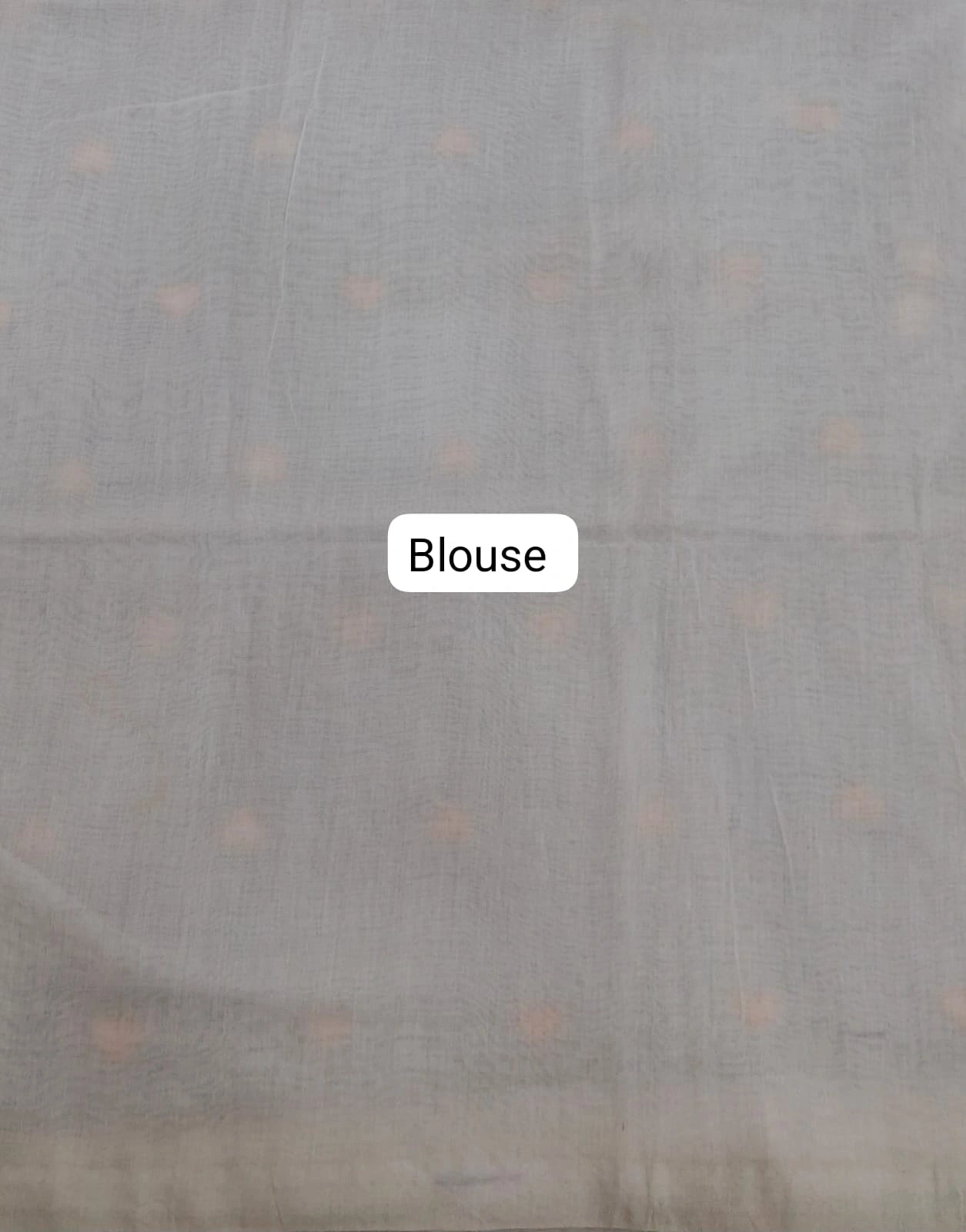 Regal Ivory White Khadhi Cotton Handloom Saree Blouse