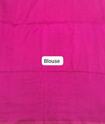 Classic Rani Pink Khadhi Cotton Saree Bouse