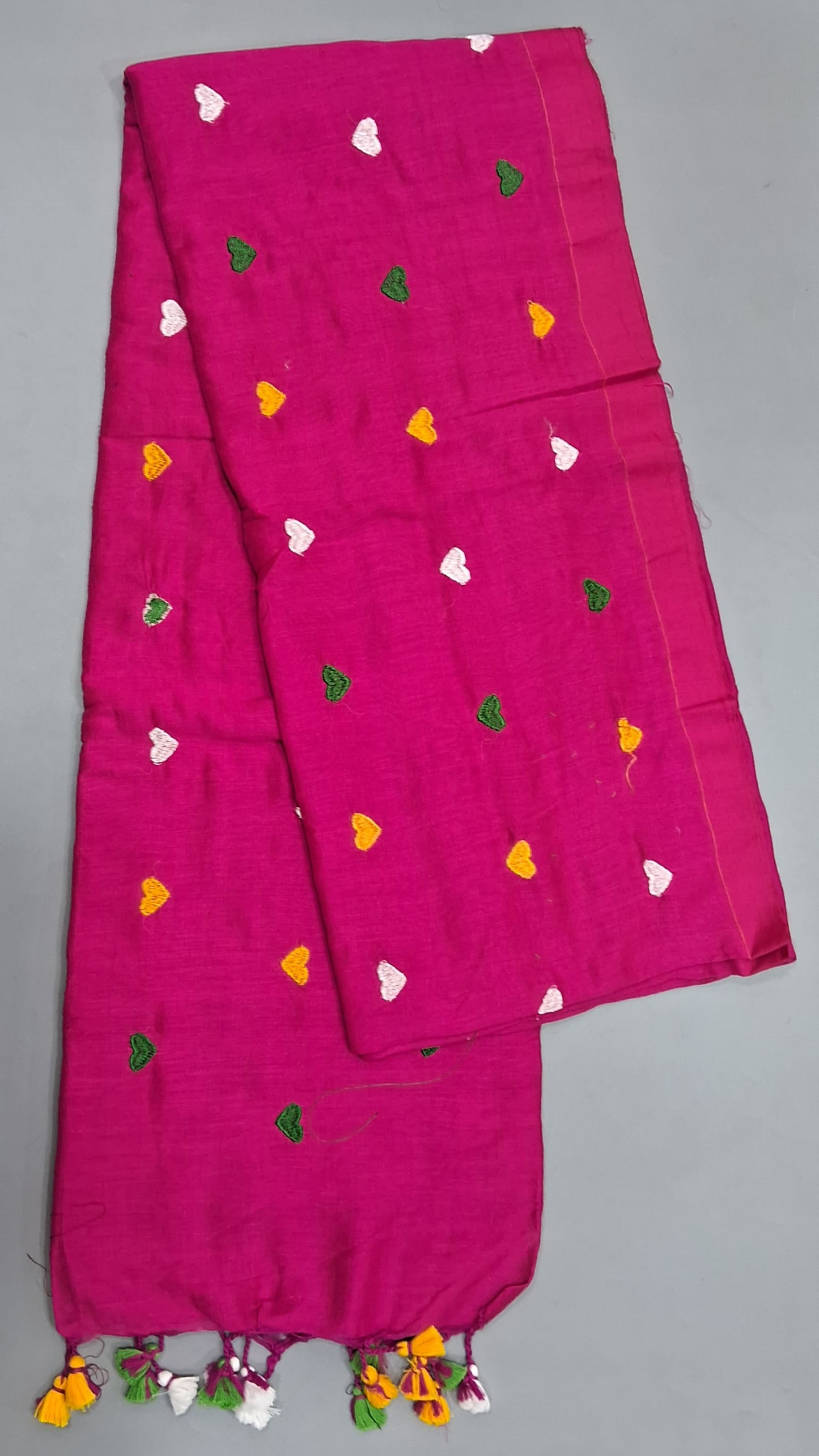 Rani Pink Khadhi Cotton Saree