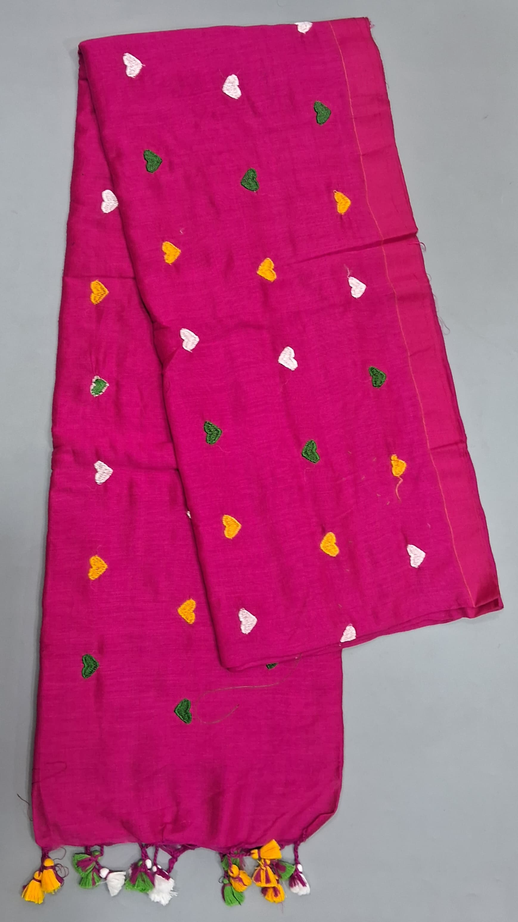 Rani Pink Khadhi Cotton Saree