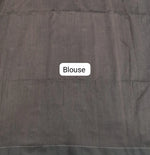 Walnut Brown Khadhi Cotton Saree Blouse