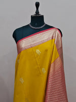 Yellow Kanchi Soft Silk Saree 1