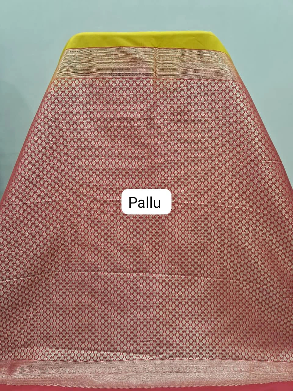 Yellow Kanchi Soft Silk Saree Pallu