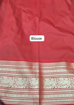 Dark Purple Kanchi Soft Silk Saree blouse