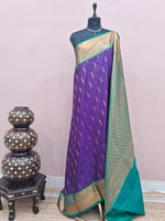 Purple Kanchi Soft Silk Saree