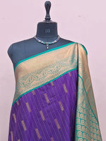 Purple Kanchi Soft Silk Saree 1