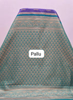 Purple Kanchi Soft Silk Saree Pallu