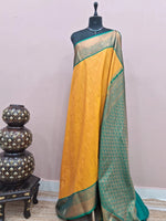 Yellow Kanchi Soft Silk Saree 