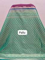 Maroon Kanchi Soft Silk Saree pallu