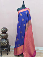 Royal Blue Kanchi Soft Silk Saree