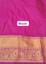Royal Blue Kanchi Soft Silk Saree Blouse