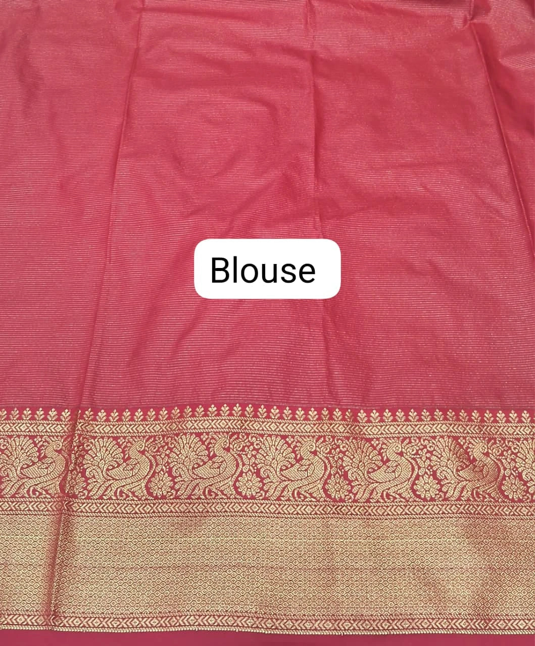 Bottle Green Kanchi Soft Silk Saree Blouse