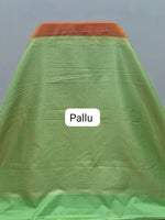 Orange Kanchi Soft Silk Saree Pallu