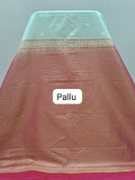 Off-White Kanchi Soft Silk Saree Pallu