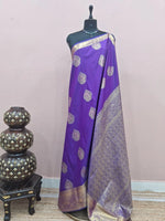 Purple Kanchi Soft Silk Saree