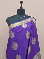 Purple Kanchi Soft Silk Saree 1