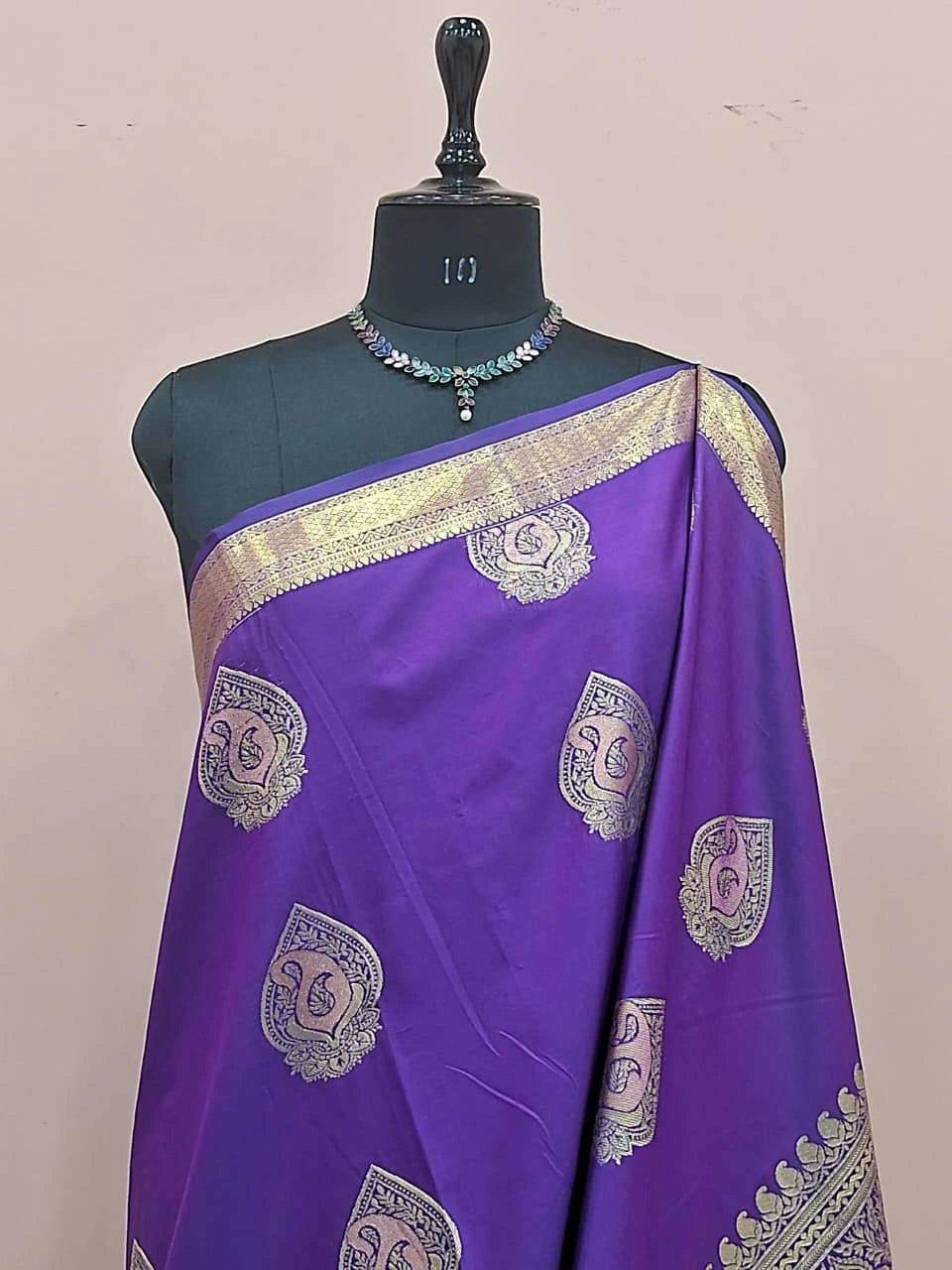 Purple Kanchi Soft Silk Saree 1