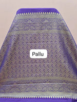 Purple Kanchi Soft Silk Saree Pallu