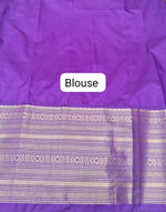 Mango Yellow Kanchi Soft Silk Saree blouse