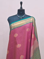 Pink Kanchi Soft Silk Saree 1