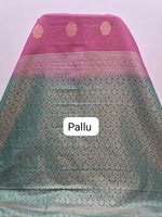 Pink Kanchi Soft Silk Saree Pallu
