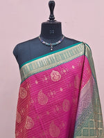 Pink Kanchi Soft Silk Saree 1