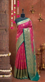 Pink Kanchi Soft Silk Saree