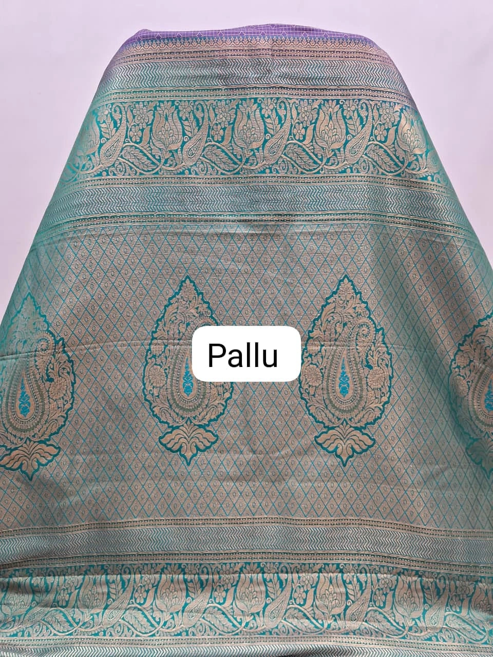 Purple Kanchi Soft Silk Saree Pallu