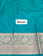 Purple Kanchi Soft Silk Saree Blouse