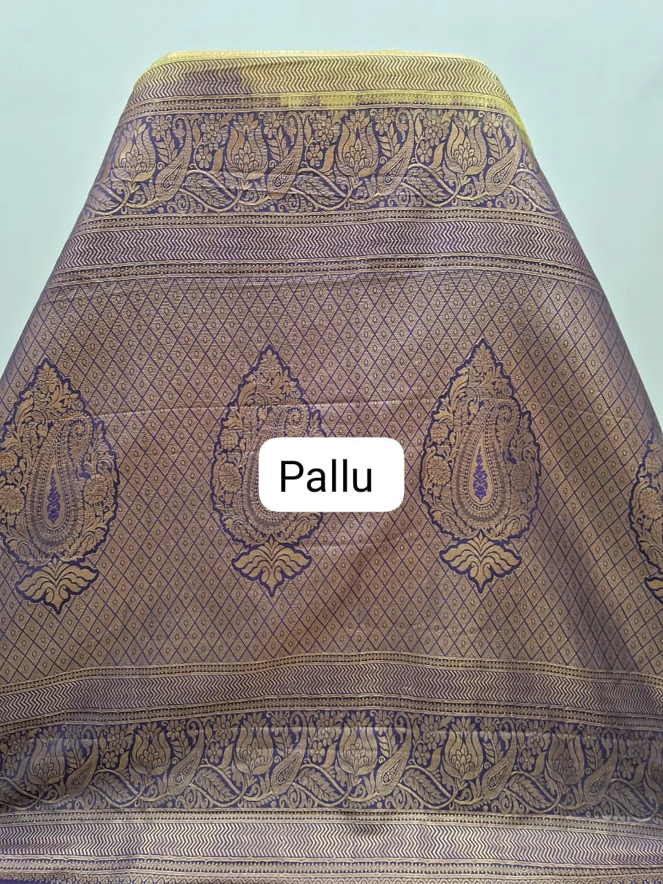 Tangerine Orange Kanchi Soft Silk Saree  Pallu