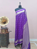 Purple Kanchi Soft Silk Saree 