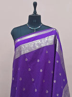 Purple Kanchi Soft Silk Saree 1