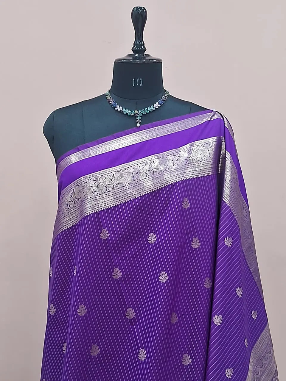 Purple Kanchi Soft Silk Saree 1