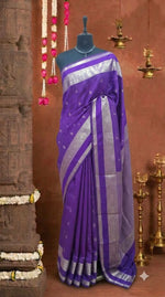 Purple Kanchi Soft Silk Saree 