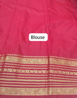 Off-White Kanchi Soft Silk Saree blouse