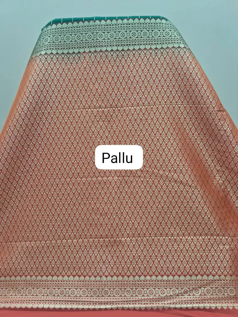 Dark Green Kanchi Soft Silk Saree pallu