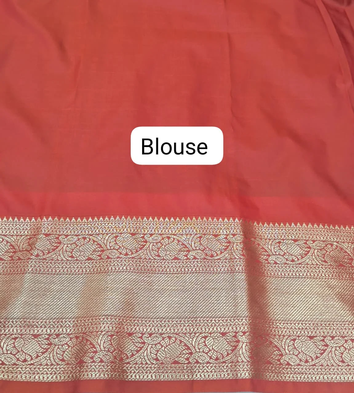 Dark Green Kanchi Soft Silk Saree blouse