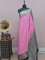 Baby Pink Kanchi Soft Silk Saree 