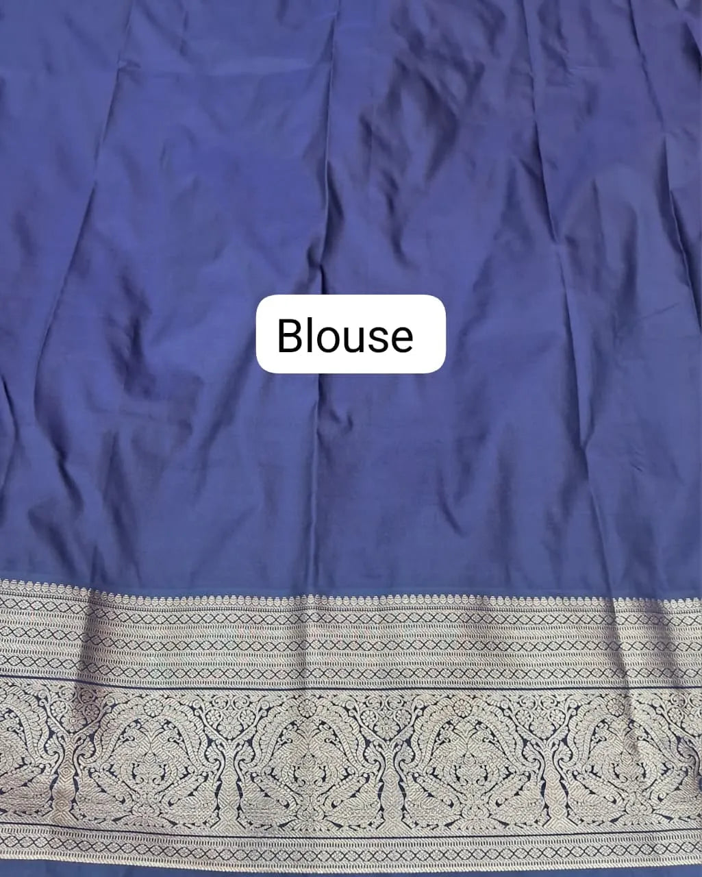 Carrot Peach Kanchi Soft Silk Saree blouse