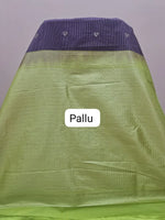 Dark Purple Kanchi Soft Silk Saree pallu