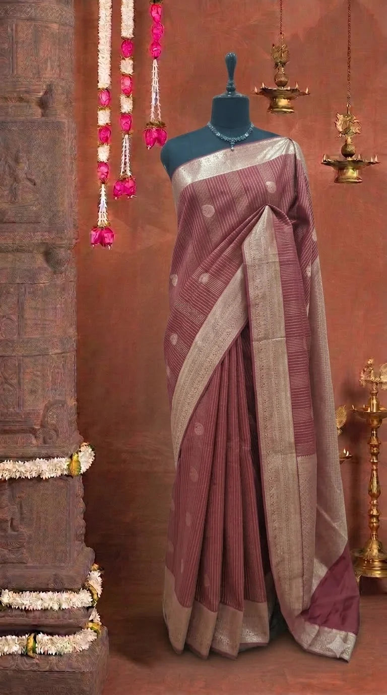 Red Kanchi Soft Silk Saree
