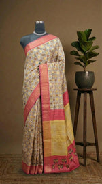 Grey Tussar Saree 