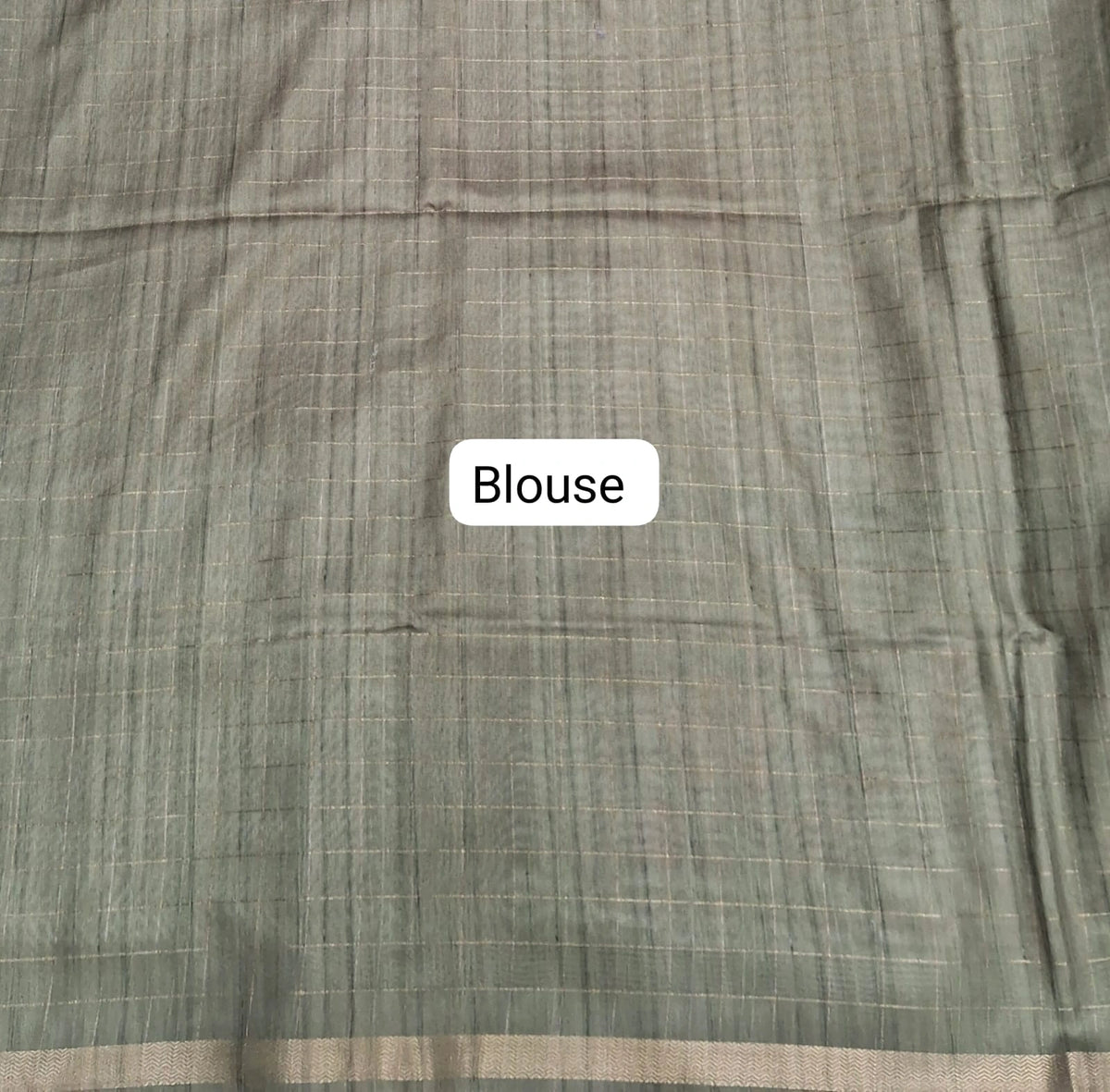 Classic Green Tussar Saree with Festive Charm Blouse