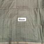 Classic Green Tussar Saree with Festive Charm Blouse